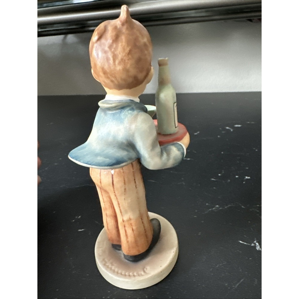 Goebel W. Germany Hummel figural WAITER serving Rhein Wine #154/0 - Picture 4 of 7